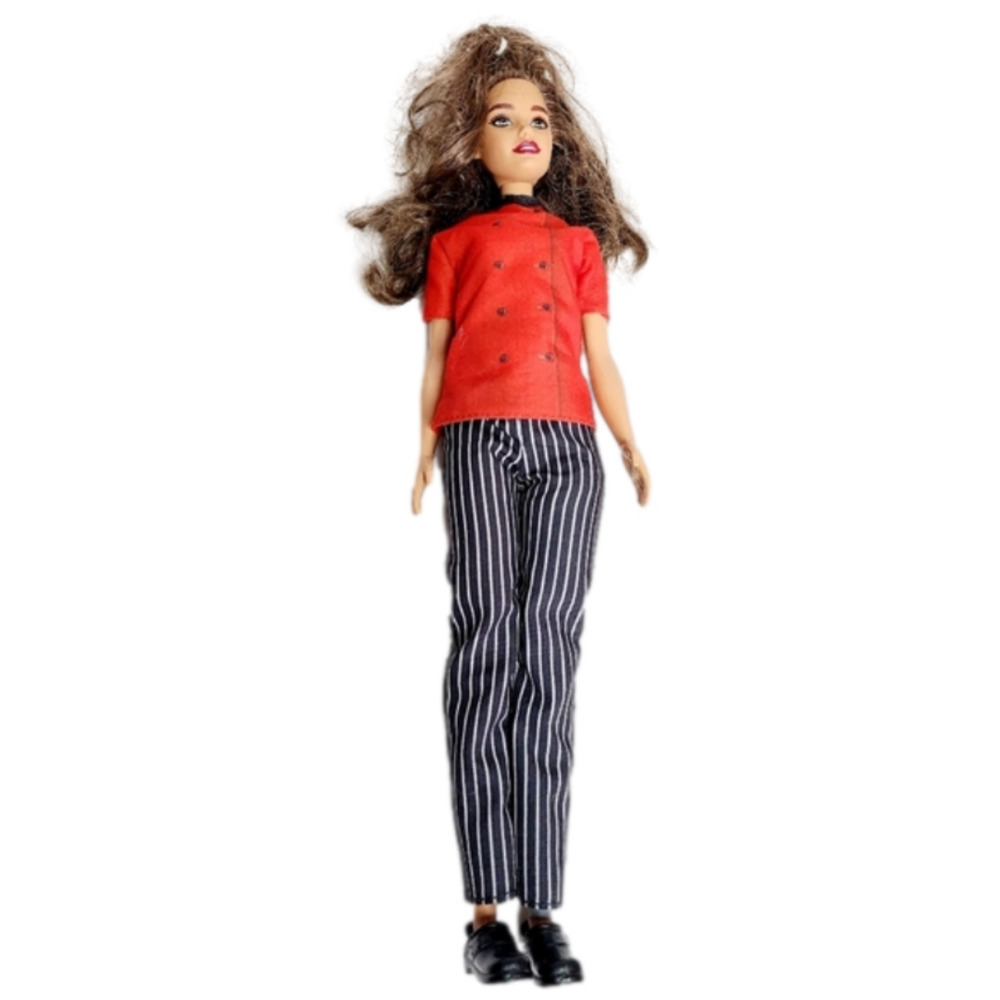 CHEF barbie doll with prosthesis leg amputee